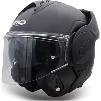 Helma na motorku Překlápěcí helma Xrc Fronter black matt - XL / černá