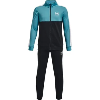 Chlapecká sportovní souprava Under Armour KNIT TRACK yxl Černá, Tyrkysová, Bílá