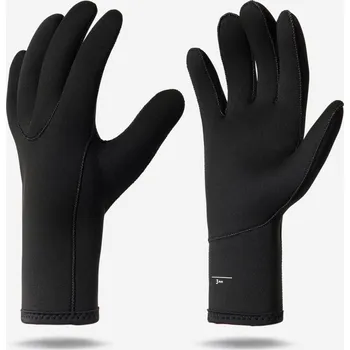 Potápěčské vybavení DECATHLON Rukavice na potápění neopren 3 mm Essentiel M ČERNÁ