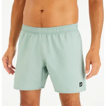 Pánské plavky DECATHLON Pánské plavecké kraťasy 100 s texturou 3XL ZELENÁ