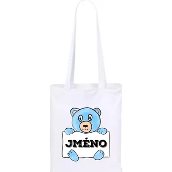 Látková taška Medvídek se jménem