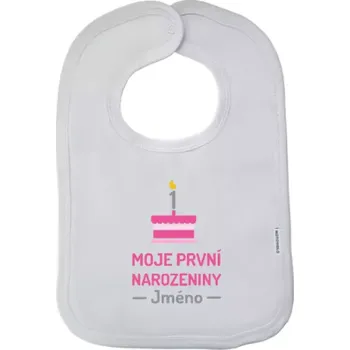 Bryndák Dětský bryndák Moje první narozeniny se jménem