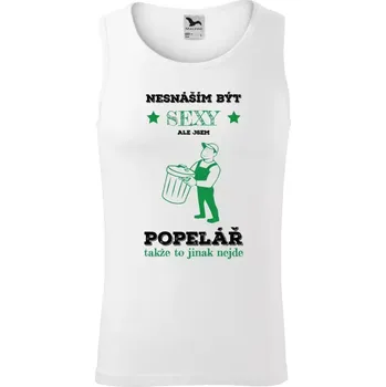 Pánské tílko Pánské tílko Nesnáším být sexy, ale jsem popelář