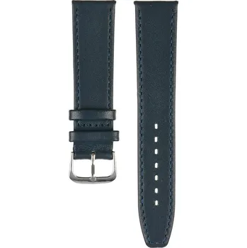 Řemínek na hodinky Kožený řemínek na hodinky 8 mm modrý