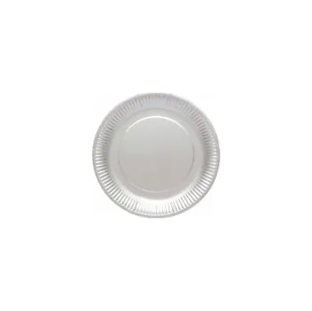 Talíř Papírové talířky "Graphite", šedé, Amscan, 23 cm, 8 ks