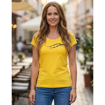 Dámské tričko Dámské triko ALTISPORT CARRYOVER ALW001F61 ŽLUTÁ S