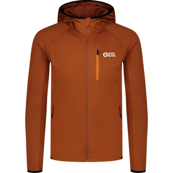 Pánská mikina Pánská powerfleecová mikina NORDBLANC CREEK NBWFM8280 HNĚDÁ M