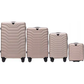 Wings Sada pevných kufrů z ABS PEA01-4KPL16'-CHAMPA, 218 l