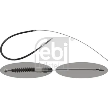 Brzdový systém Lanko ruční brzdy FEBI BILSTEIN 48306