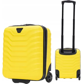 Wings Malý tvrdý kabinový kufr ABS PEA01-16'-YELLOW 20 l