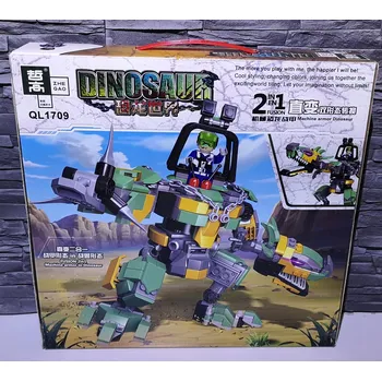 ostatní stavebnice Dinosauří Stavebnice s figurkami dinosaurus 2v1 robot
