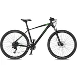 4EVER Horské kolo Frontbee 29'' 10.0 pearl black/green - L (19", 175-185 cm)