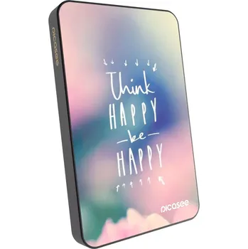 Powerbanka Picasee Powerbanka s MagSafe 5 000 mAh Šedá - Mysli pozitivně!