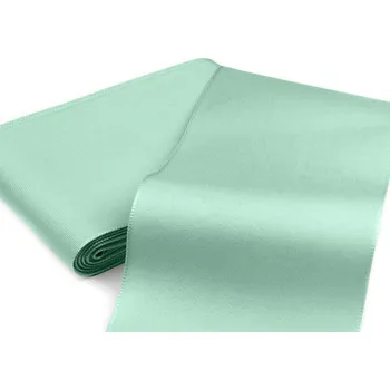 Stuha Stuha taftová šíře 10,8 cm, malé, 344 zelená šalvěj světlá