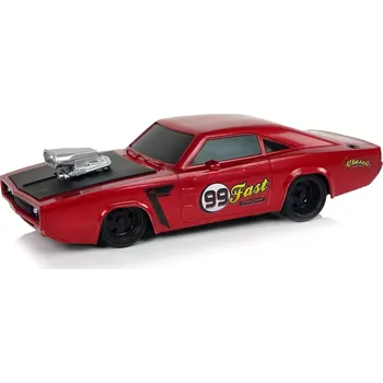 RC model auta rc auto klasický muscle car 1:20 červené s dálkovým ovládáním