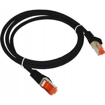 Síťový kabel Propojovací kabel S/FTP kat.6A LSOH 0,25 m černý ALANTEC