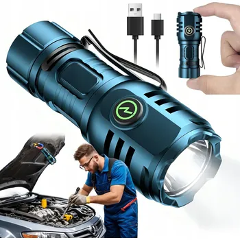 IP kamera LED AKUMULÁTOROVÁ SVÍTILNA MAGNETICKÁ 8 REŽIMŮ IPX6 TURISTICKÁ