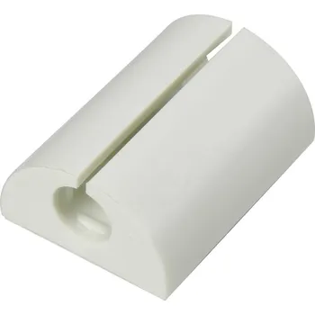 Stahovací páska TRU COMPONENTS kabelová spona 1226944 Průměr kabelového svazku (rozsah) 18 mm (max) pro úhlovou montáž bílá 1 ks