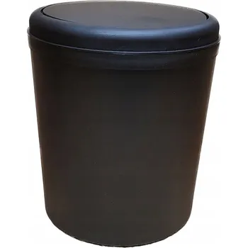 Odpadkový koš 5litrový ODPADKOVÝ KOŠ matně černý, BISK 08345