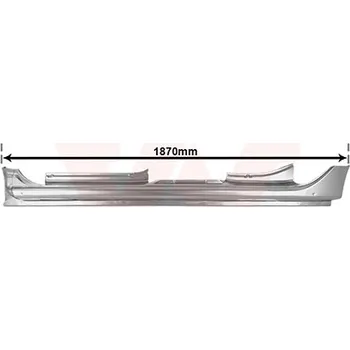 Prah karosérie Nástupní panel VAN WEZEL 1507104