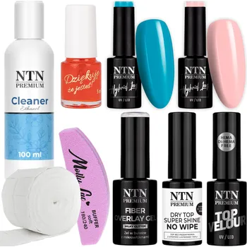 Lak na nehty Sada na nehty French Perfection 2x Hybridní lak NTN 5g + Příslušenství