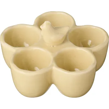 Stojánek na vajíčko Ib Laursen Keramický stojánek na vajíčka Yellow