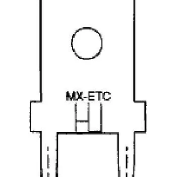 Molex 197054001 faston konektor Šířka zástrčky: 6.35 mm Tloušťka konektoru: 0.81 mm 1 ks Bag