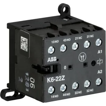 Relé ABB 4 póly Relé stykače napětí ve vinutí 240 V 4pólový 4 A 690V s 2 NO/2 NC kontakty 690 V, rozsah: 4 A