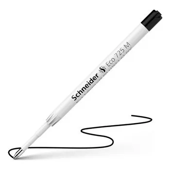 Kancelářské potřeby Náplň do kuličkového pera Schneider Eco 725 M - černá