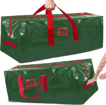 Obraz OBAL NA VÁNOČNÍ STROMEK 165 CM VELKÁ OCHRANNÁ TAŠKA S UCHYTY VODĚODOLNÝ