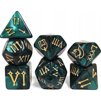 Příslušenství k deskovým hrám BACHUS SADA 7 KOSTEK PRO RPG HRY