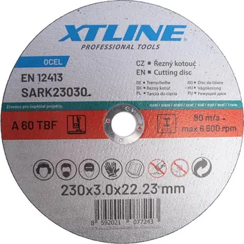 Řezný kotouč Kotouč řezný na kov 230x3 XTLINE