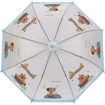 Deštník Dětský vystřelovací deštník kapybara, barva 3 modrá světlá