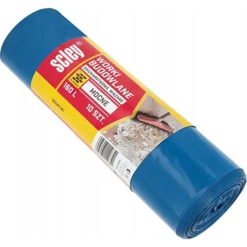 Pytle na odpadky STAVEBNÍ VAKY NA ODPAD SUŤ ČERNÉ 160L 50ΜM DVOUVRSTVÉ 10 KS