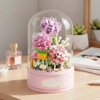 ostatní stavebnice Konstrukční sada stavebnice Květiny: Krabička, dárek k Valentýnu