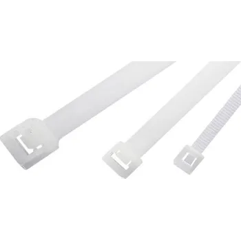 Organizace kabelů HellermannTyton 115-06319, RT50S-PA66-NA, stahovací pásky, přírodní, 100 ks