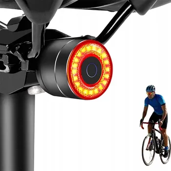 Cyklosvítilna Inteligentní LED zadní světlo na kolo s brzdovým senzorem