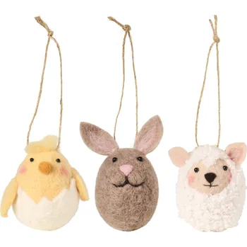 Velikonoční dekorace Ib Laursen Závěsná velikonoční dekorace Chicken / Bunny / Sheep Ovečka
