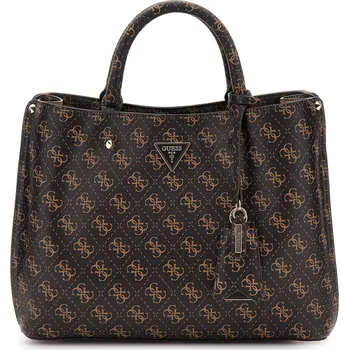 Kabelka Kabelka GUESS MERIDIAN GIRLFRIEND SATCHEL HWQG8778060-BNL – Hnědá