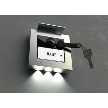 Domovní zvonek m-e modern-electronics VDV-2010 A kabelový, RFID domovní video telefon venkovní jednotka, antracitová, 41265