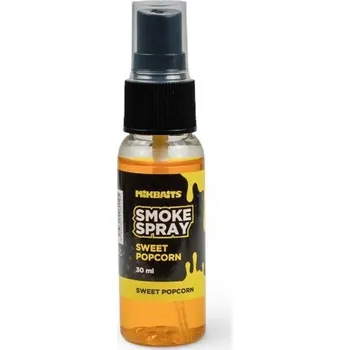 Návnadové aroma Mikbaits SMOKE spray 30ml - Sweet Popcorn
