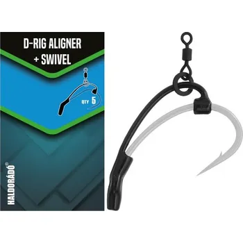 Haldorádó D-Rig Aligner + Swivel - rovnátko háčku s mikro obratlíkem pro D-rig