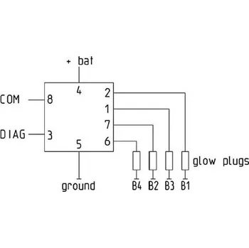 Autoelektrika Řídicí jednotka, doba žhavení MAHLE MHG 87