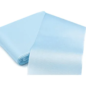 Stuha Stuha taftová šíře 10,8 cm, malé, 401 modrá světlá