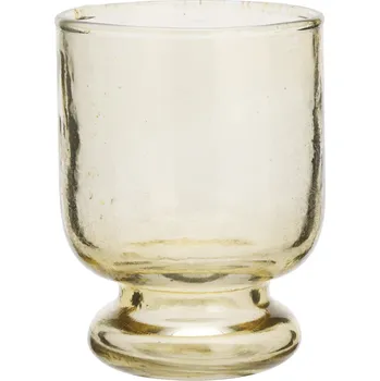 Sklenice MADAM STOLTZ Sklenice Hammered Light Yellow 200 ml