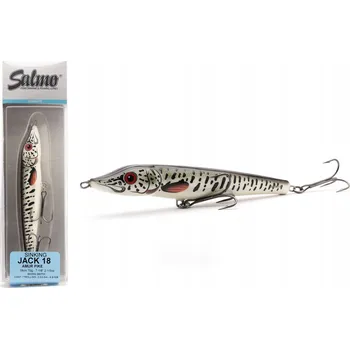 Umělá nástraha Wobler Jack Potápivý Amur Štika 18 cm 70 g Salmo