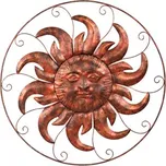 Slunce, kovová nástěnná dekorace. (cs)