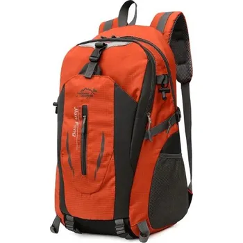 Turistický batoh 35–66 l 32 × 16 × 52 cm Lehký voděodolný cestovní a horolezecký batoh s přihrádkou na notebook oranžová