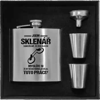 Placatka Placatka v krabičce Samozřejmě, že jsem blázen - sklenář