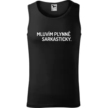 Pánské tílko Pánské tílko Mluvím plynně sarkasticky